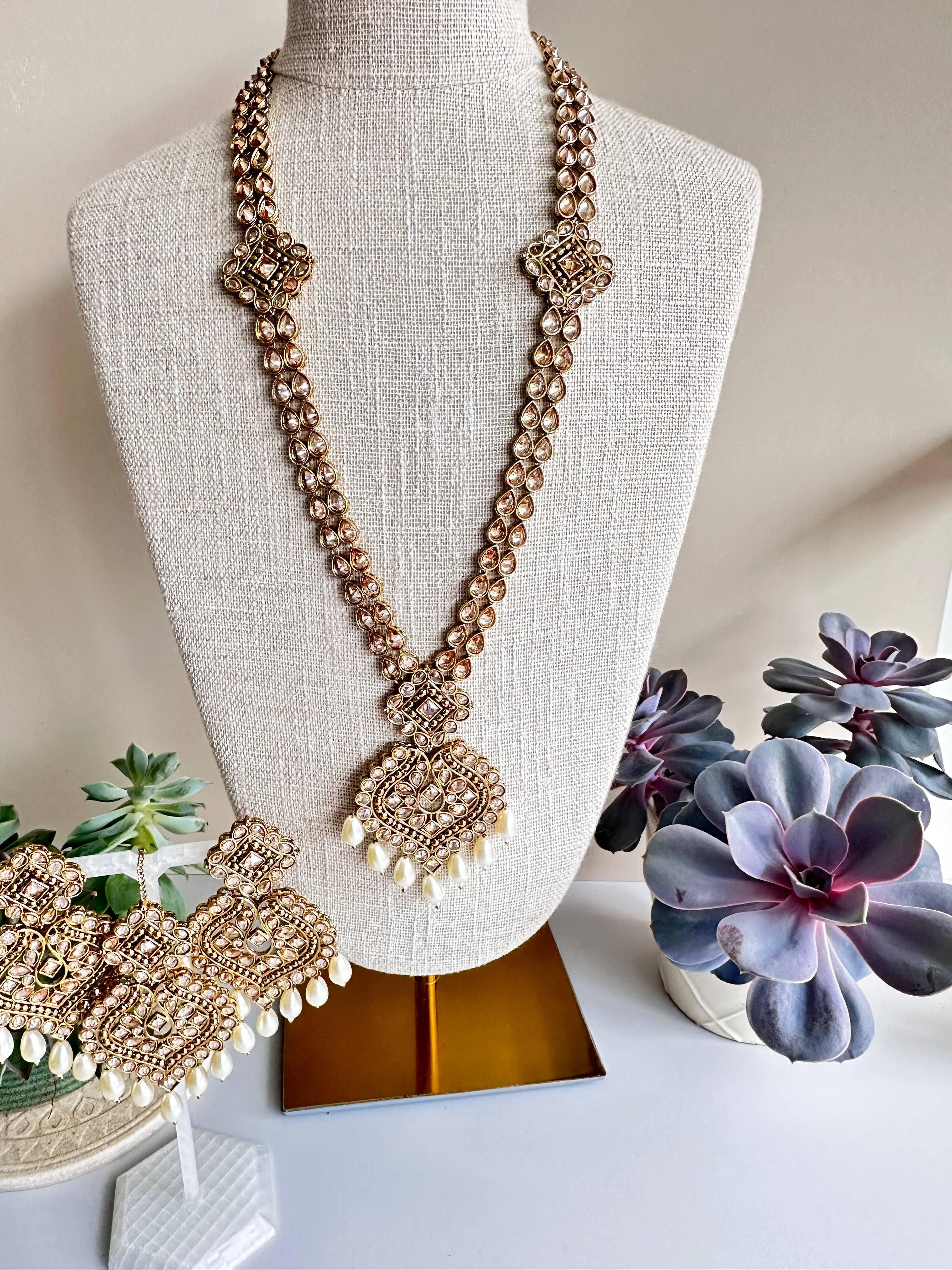 Sania Long Necklace Set