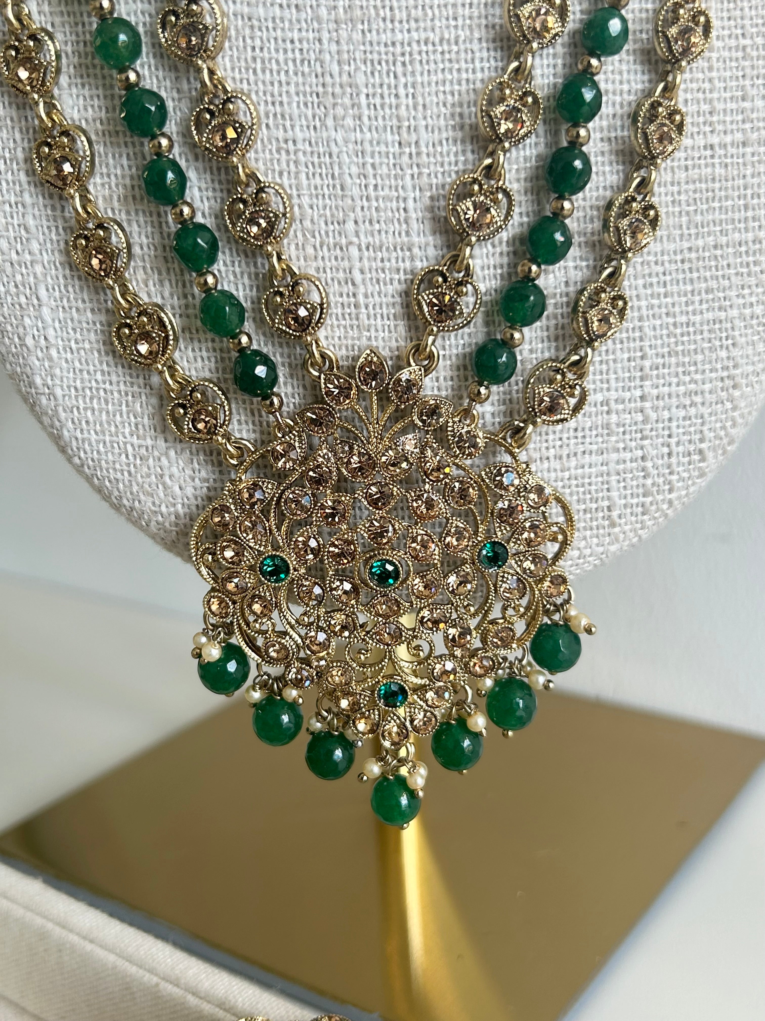 Alia Full Bridal Necklace Set