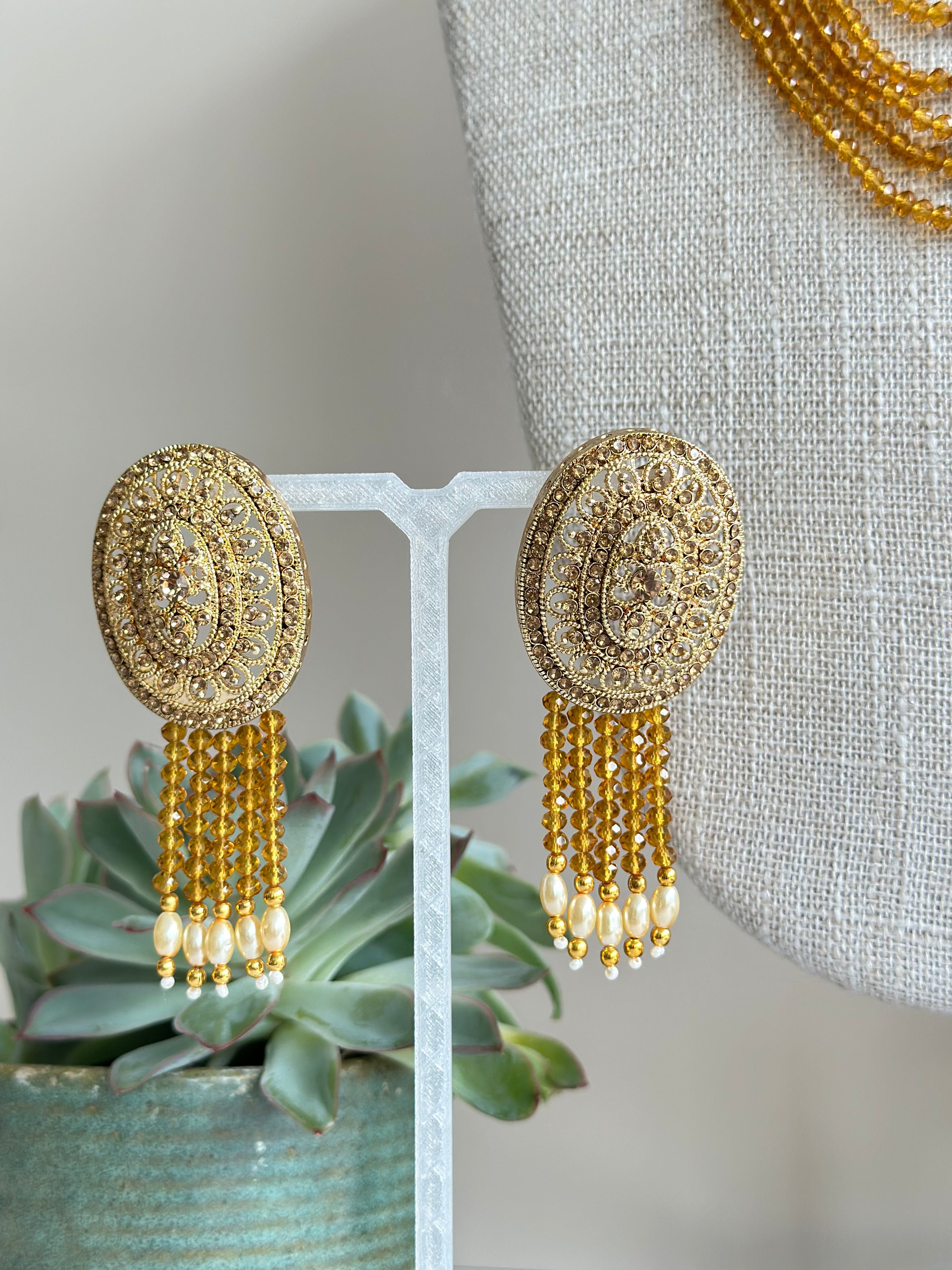 Lazmi Long Necklace Set