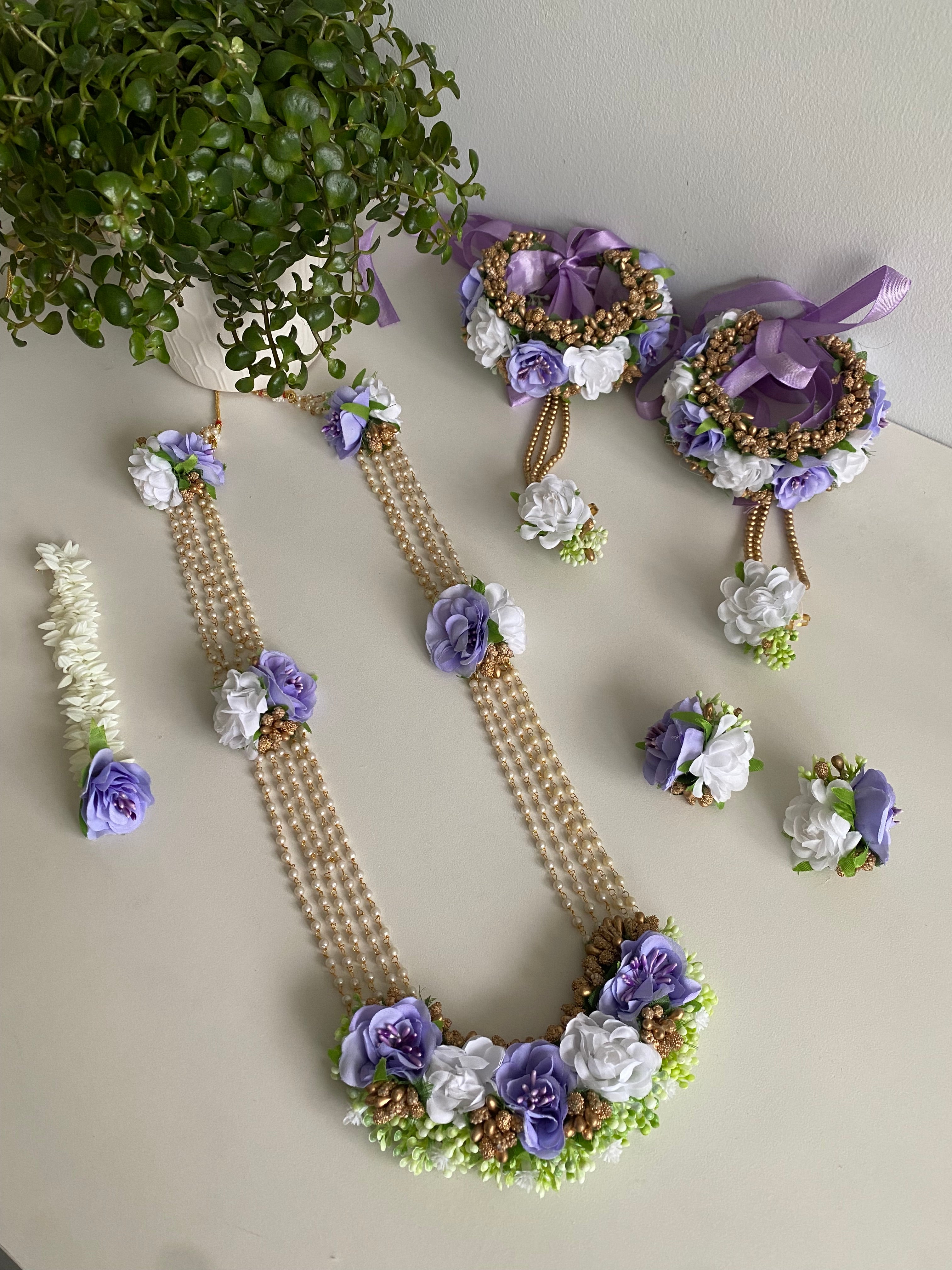 Anjali long floral set