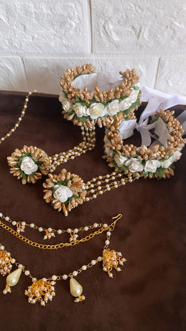 Jasleen Floral Choker Set