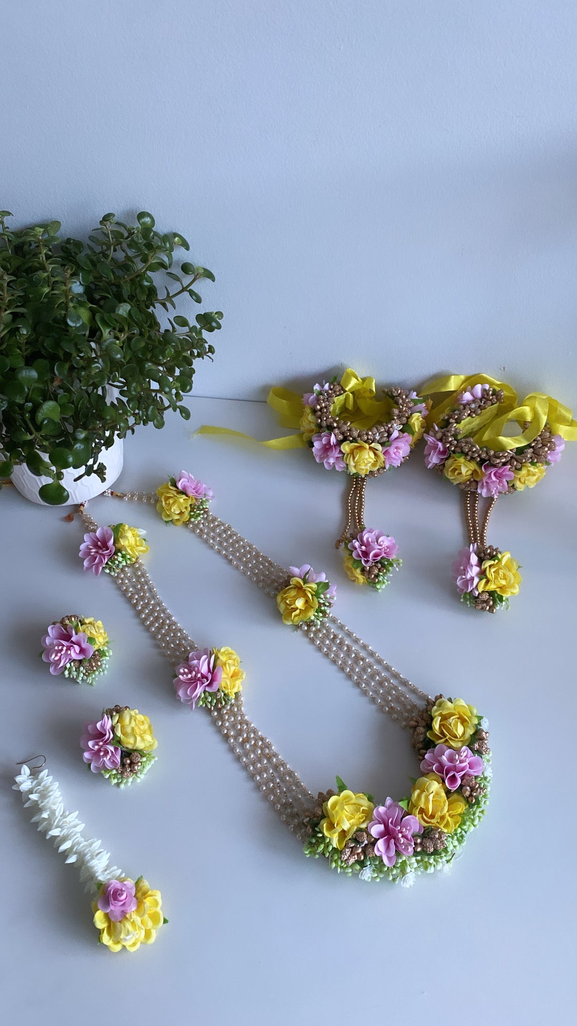 Anjali long floral set