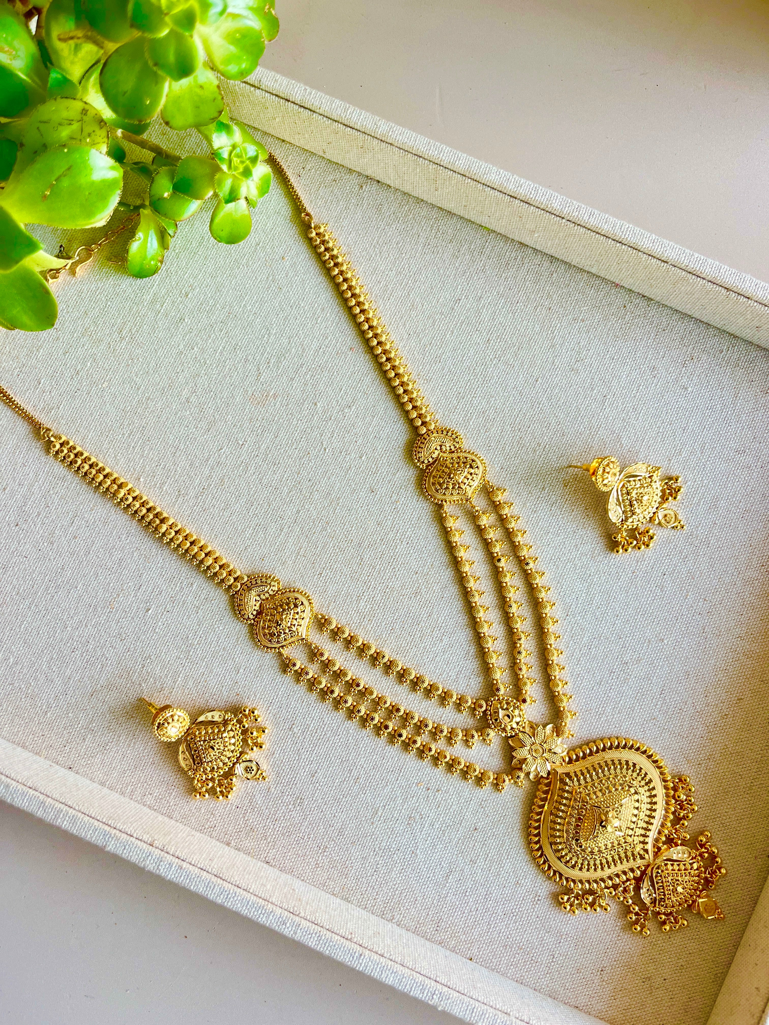 Meenu long necklace set