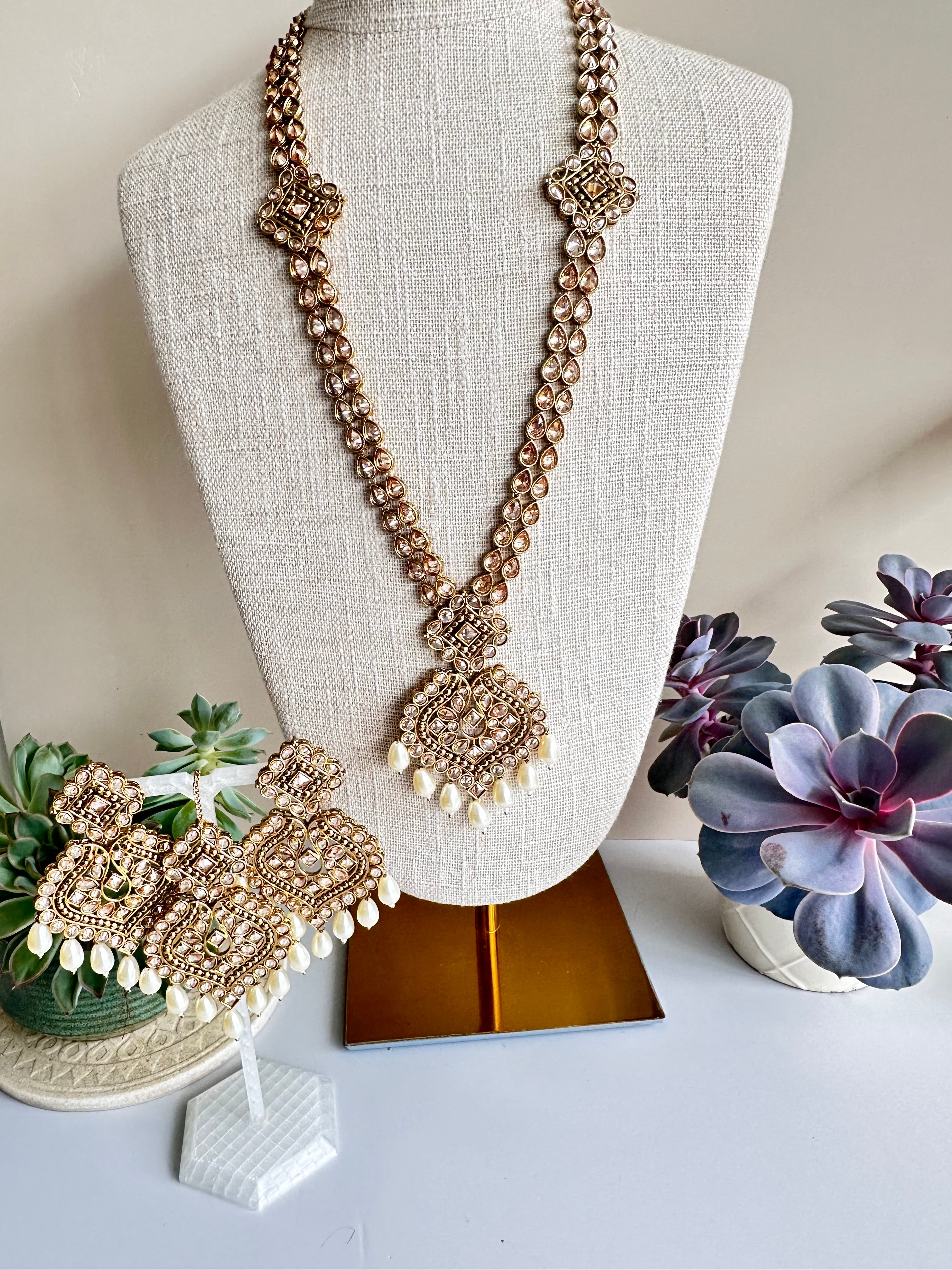 Sania Long Necklace Set