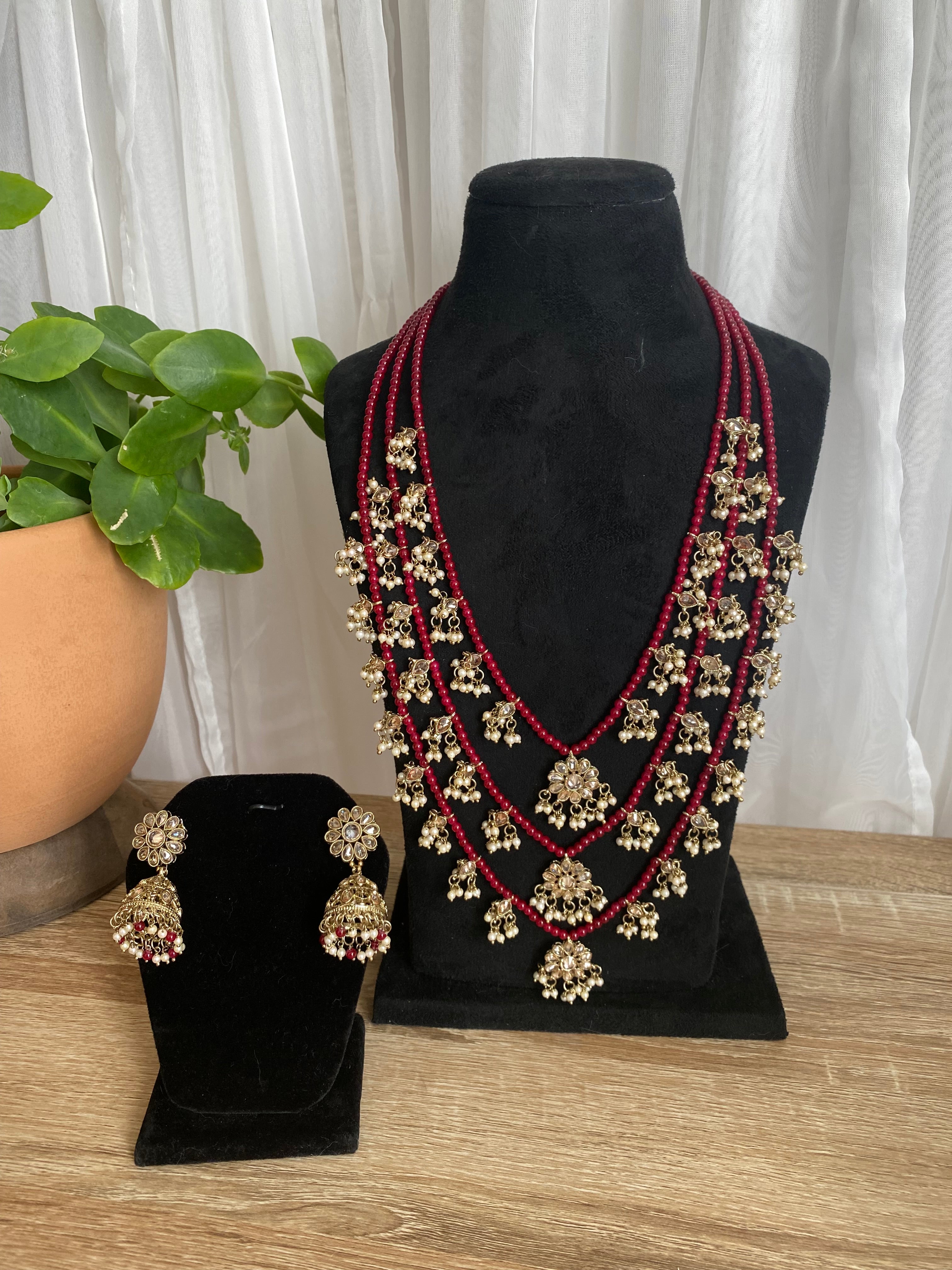 Mahira Long Necklace Set