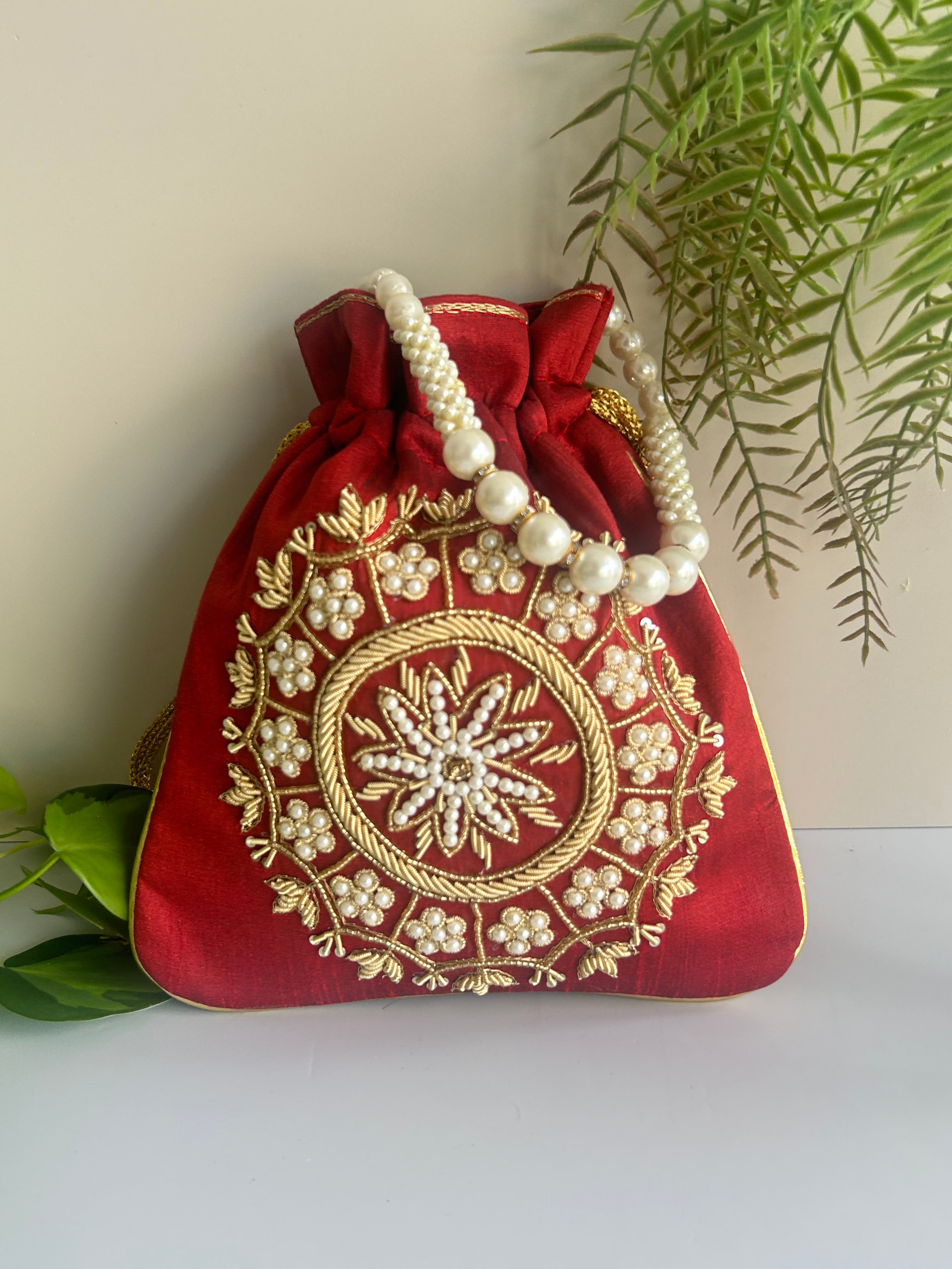 Red Potli Bag