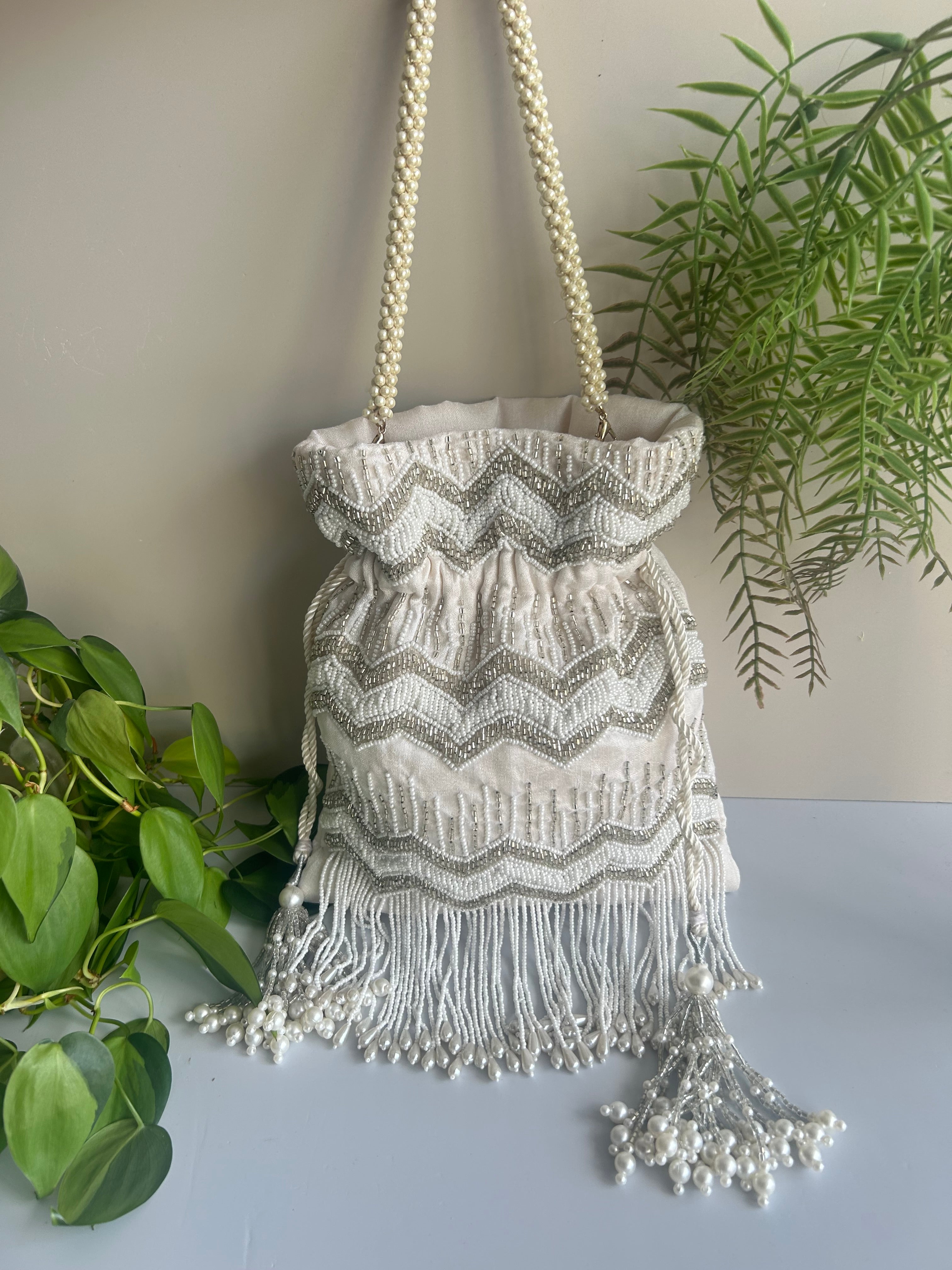 Chevron Potli Bag