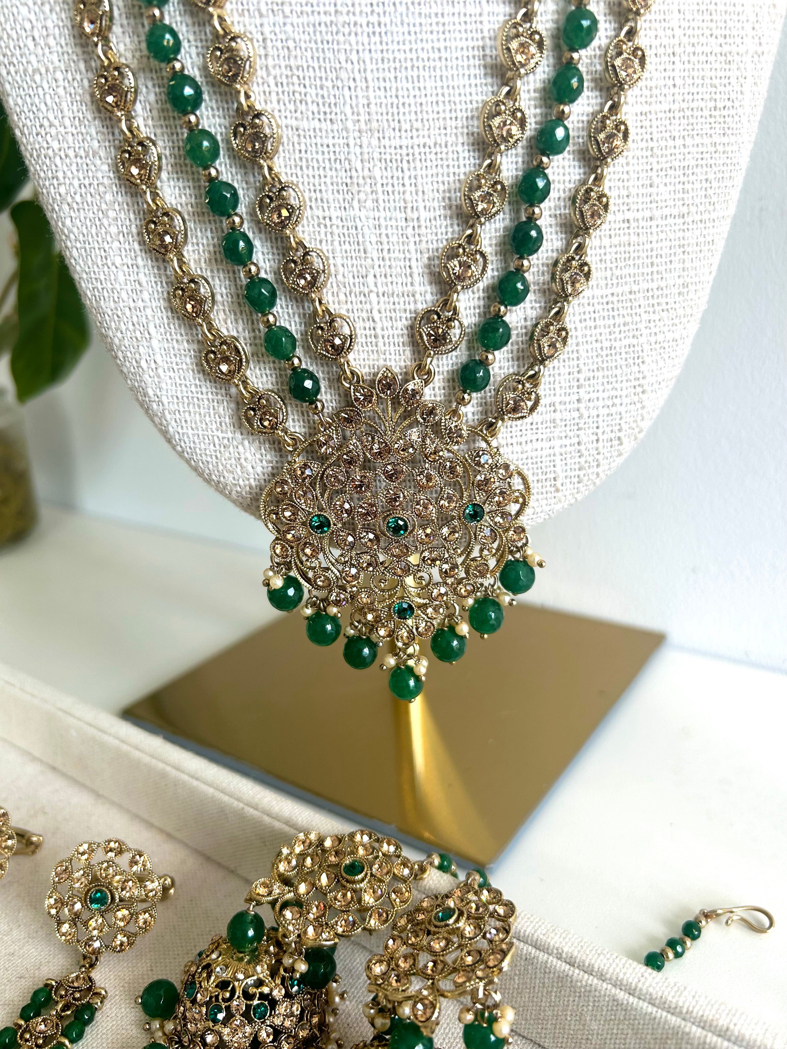 Alia Full Bridal Necklace Set