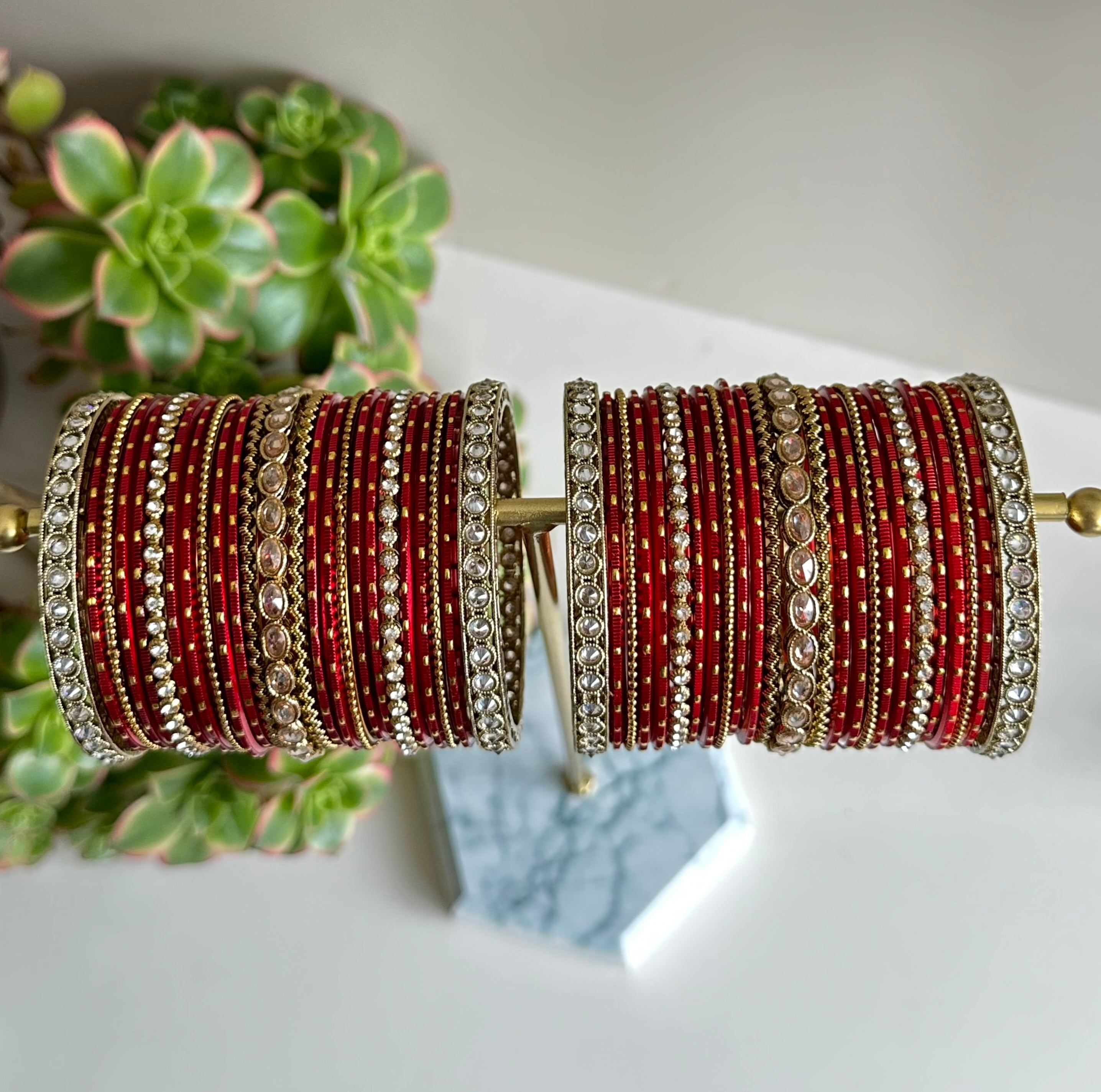 Festive Essentials- Jhumur Bangle Set 3
