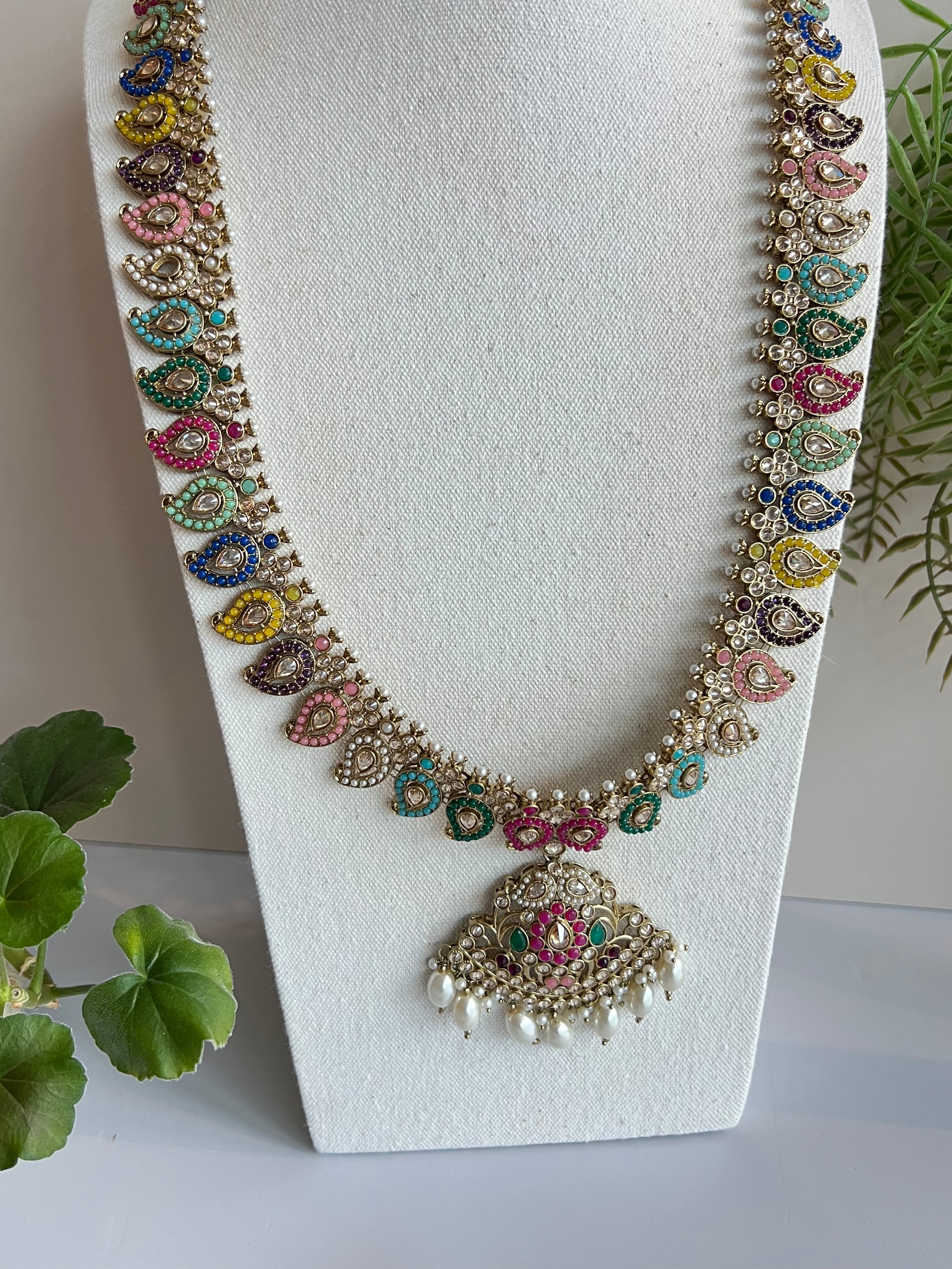 Festive Essentials- Progga Long Necklace set