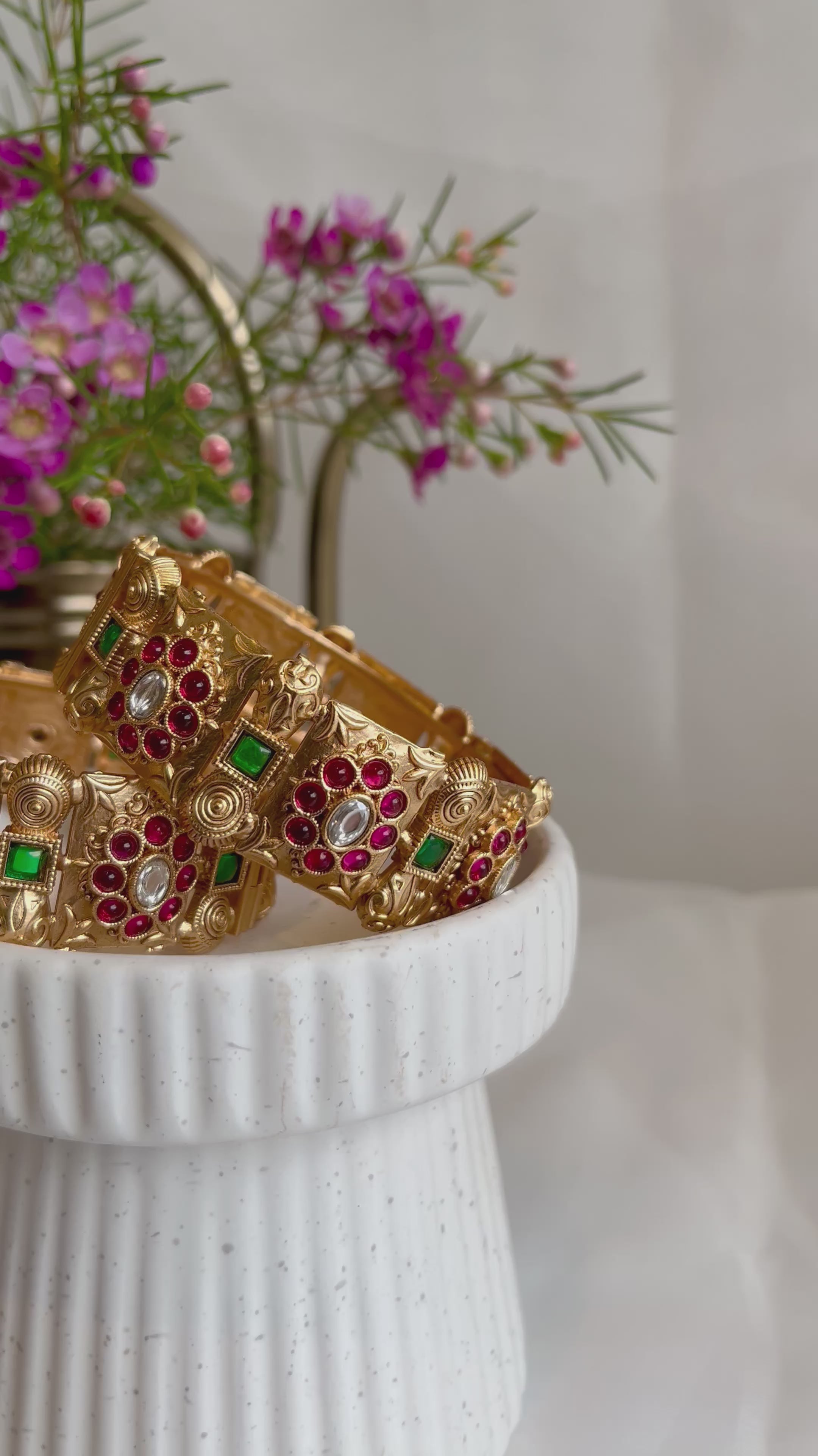 Kundan Maharani Bangles