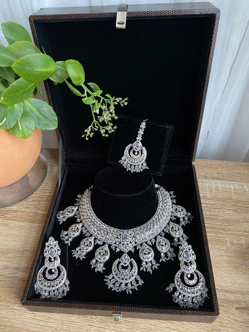 Shelly Bridal Set - Silver