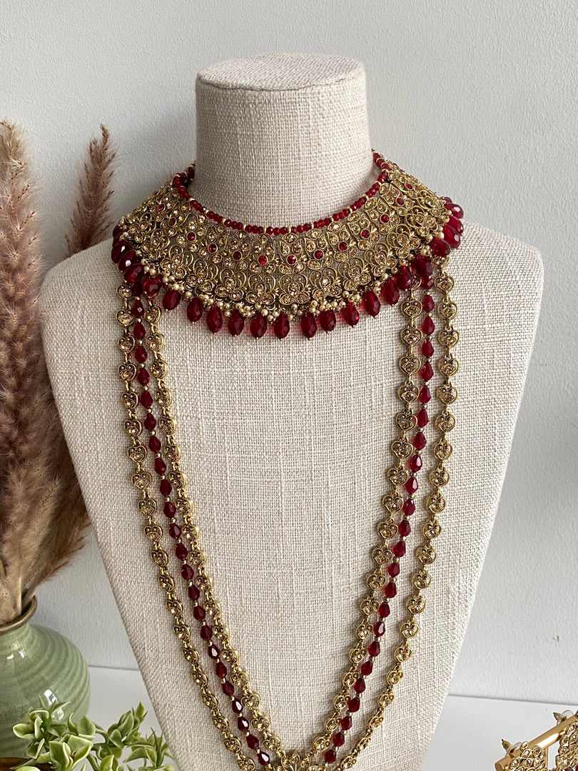 Alia Full Bridal Necklace Set