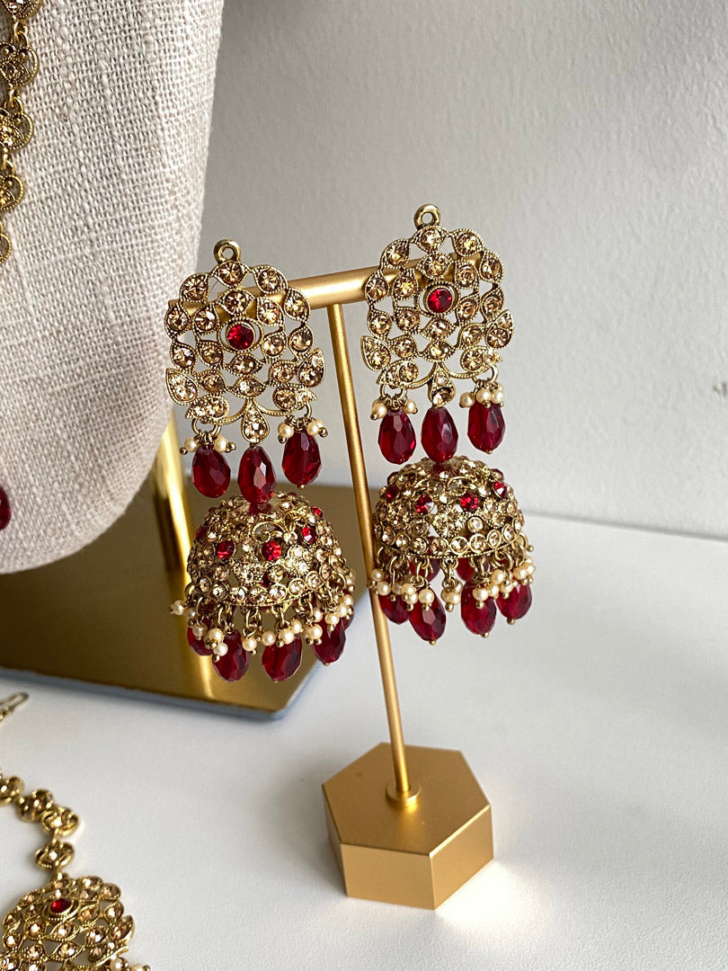 Alia Full Bridal Necklace Set