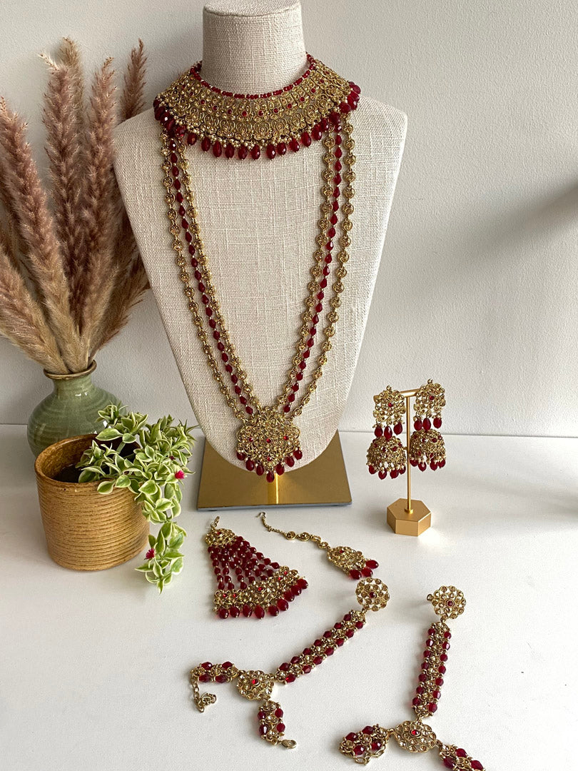 Alia Full Bridal Necklace Set