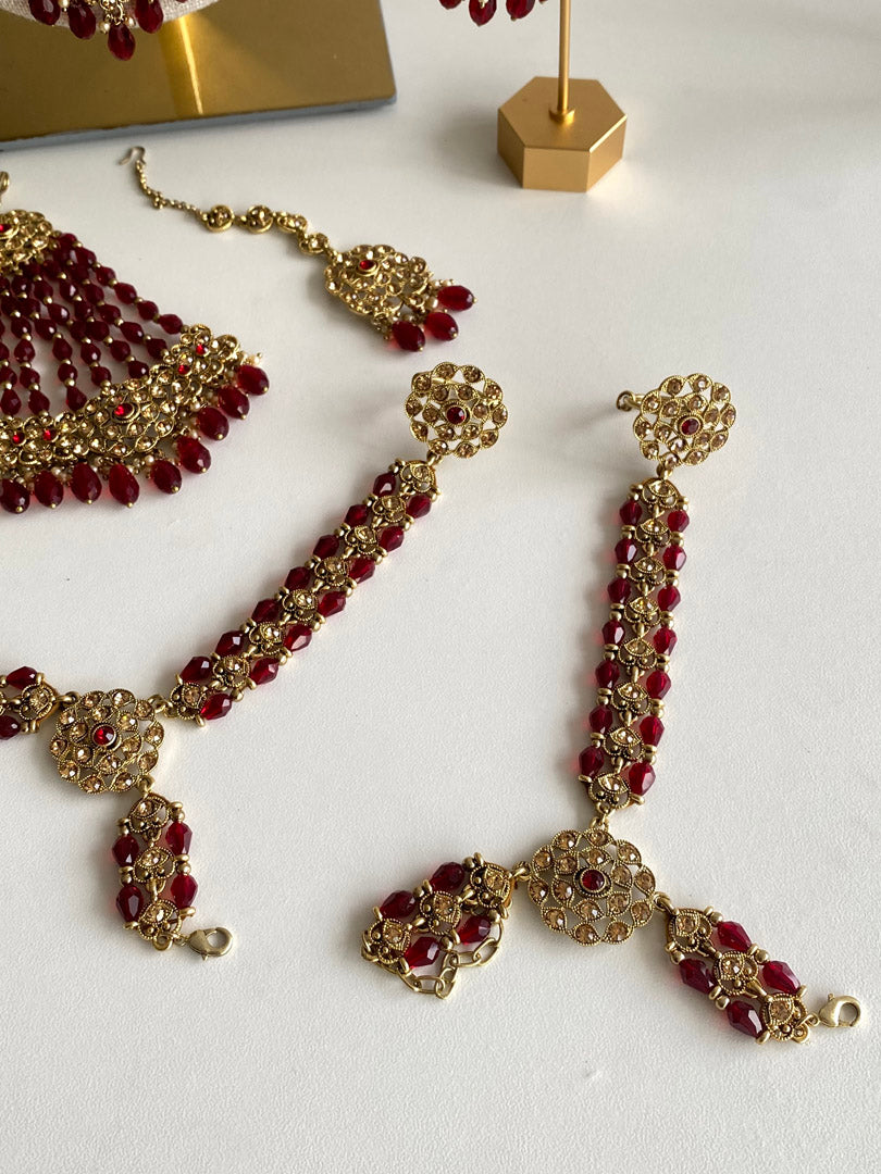 Alia Full Bridal Necklace Set