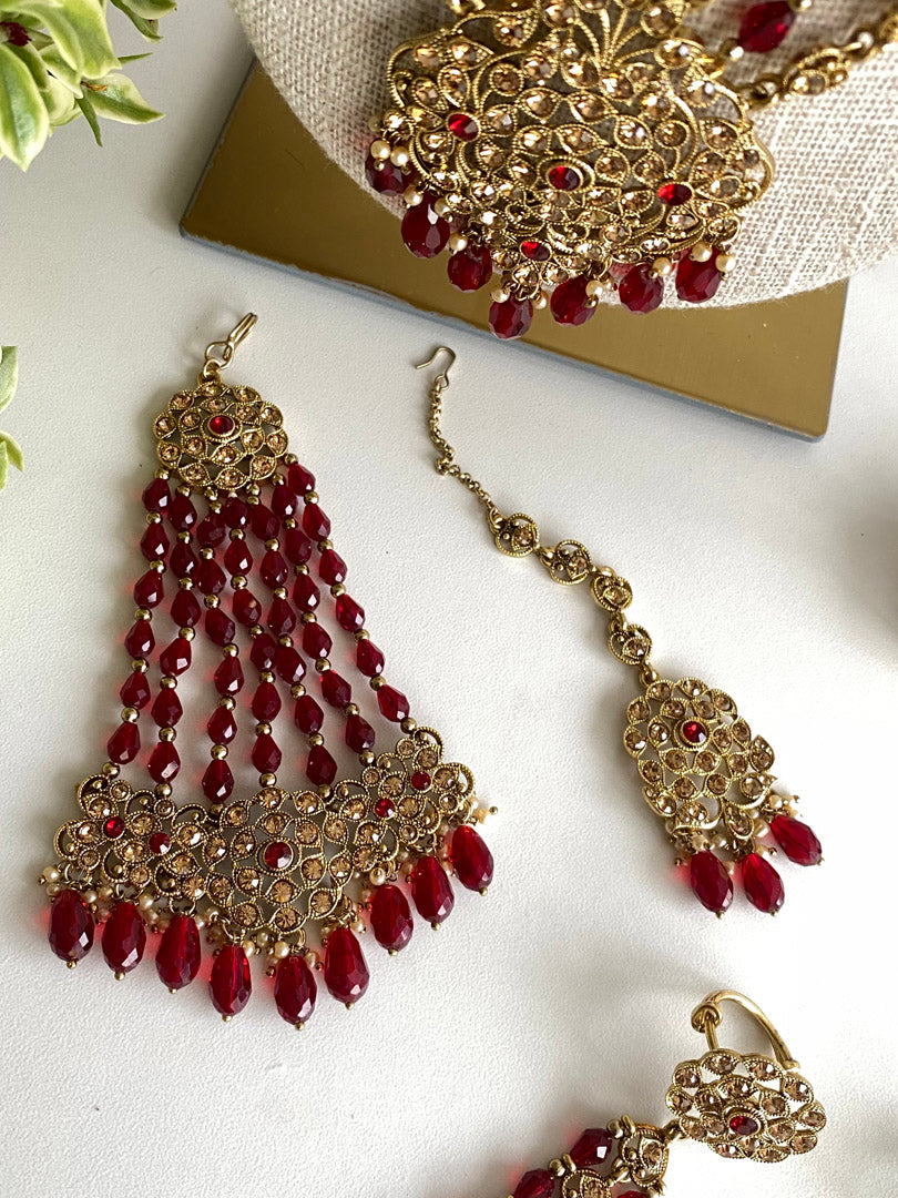 Alia Full Bridal Necklace Set
