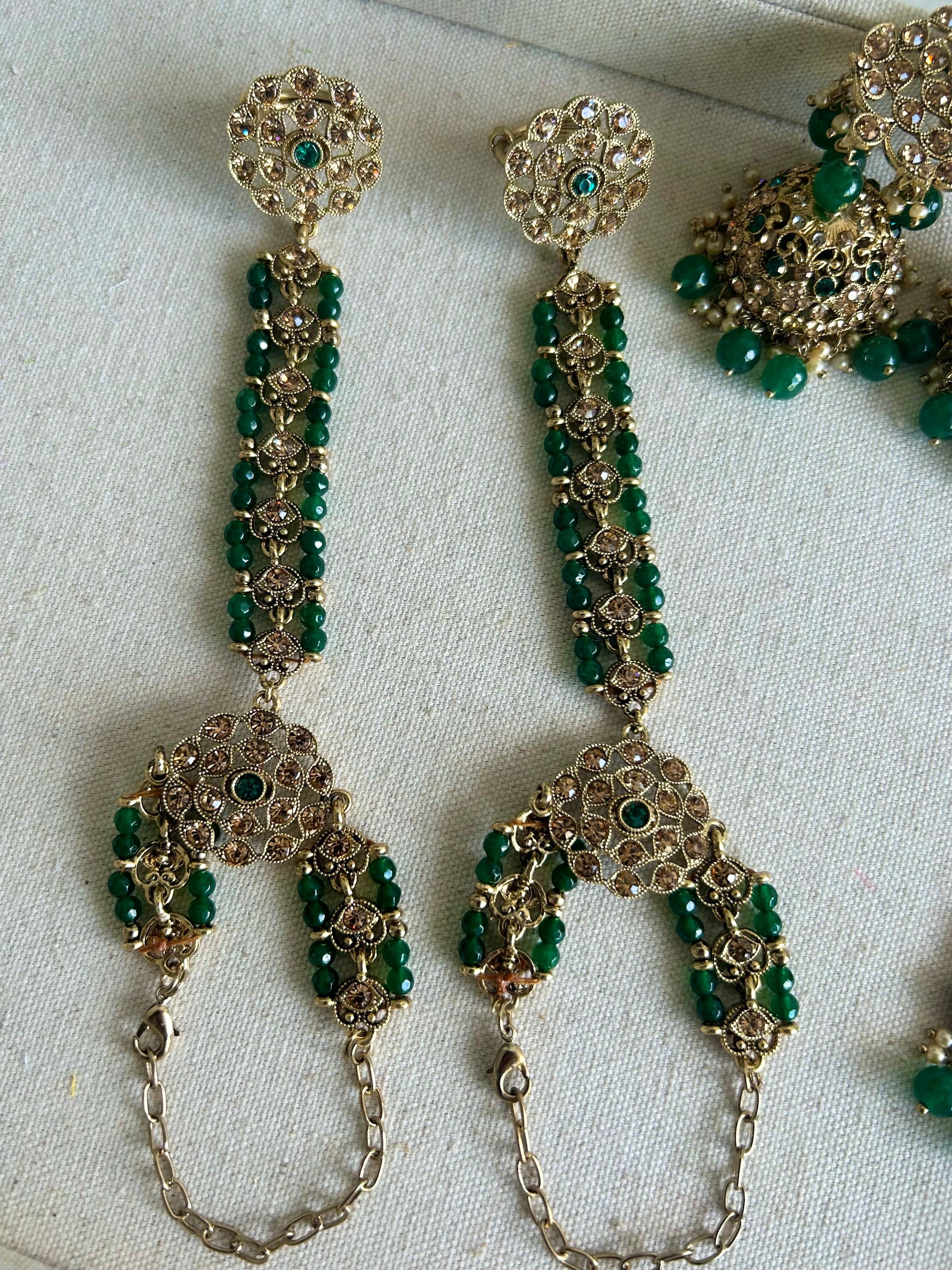 Alia Full Bridal Necklace Set