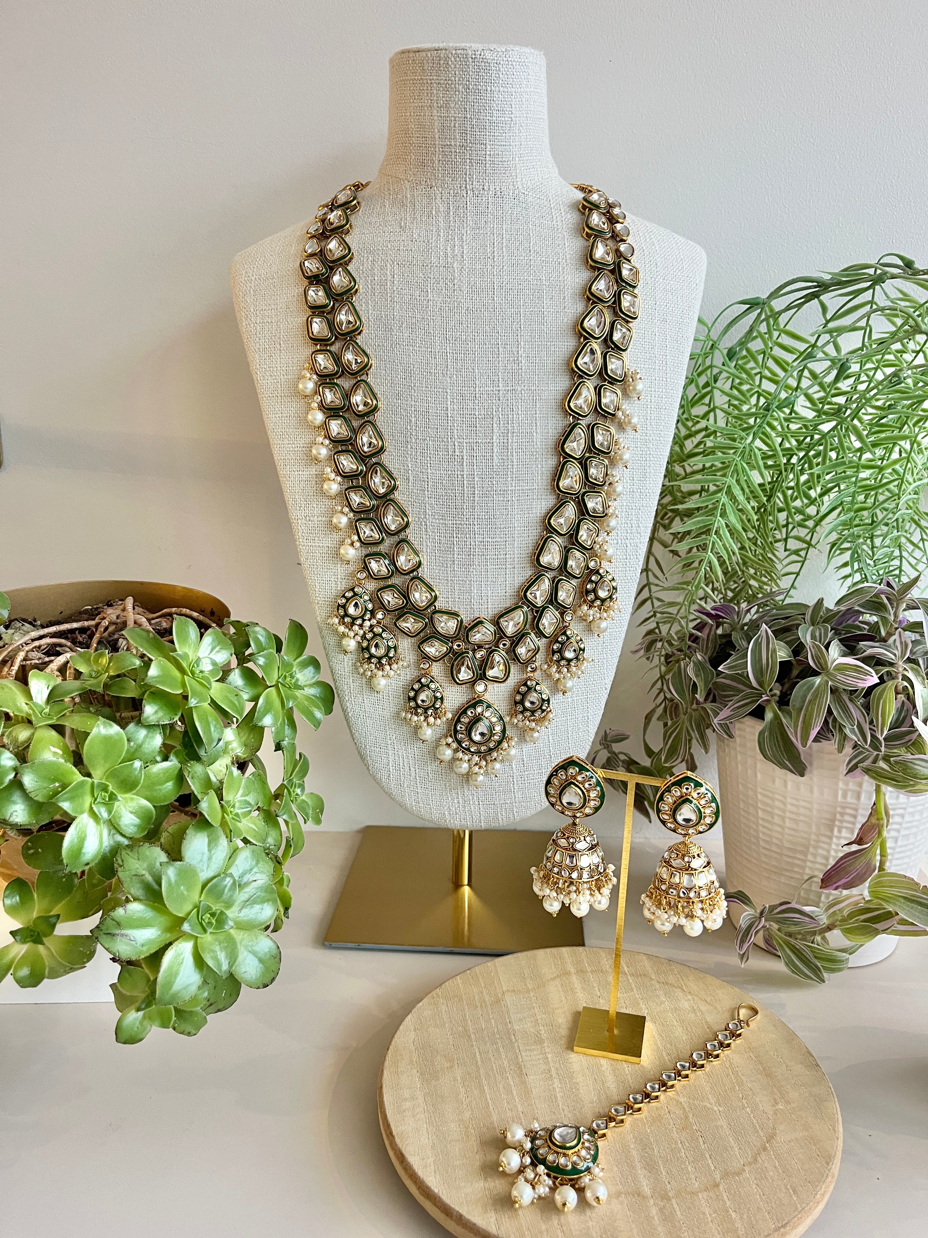 Devi kundan necklace set