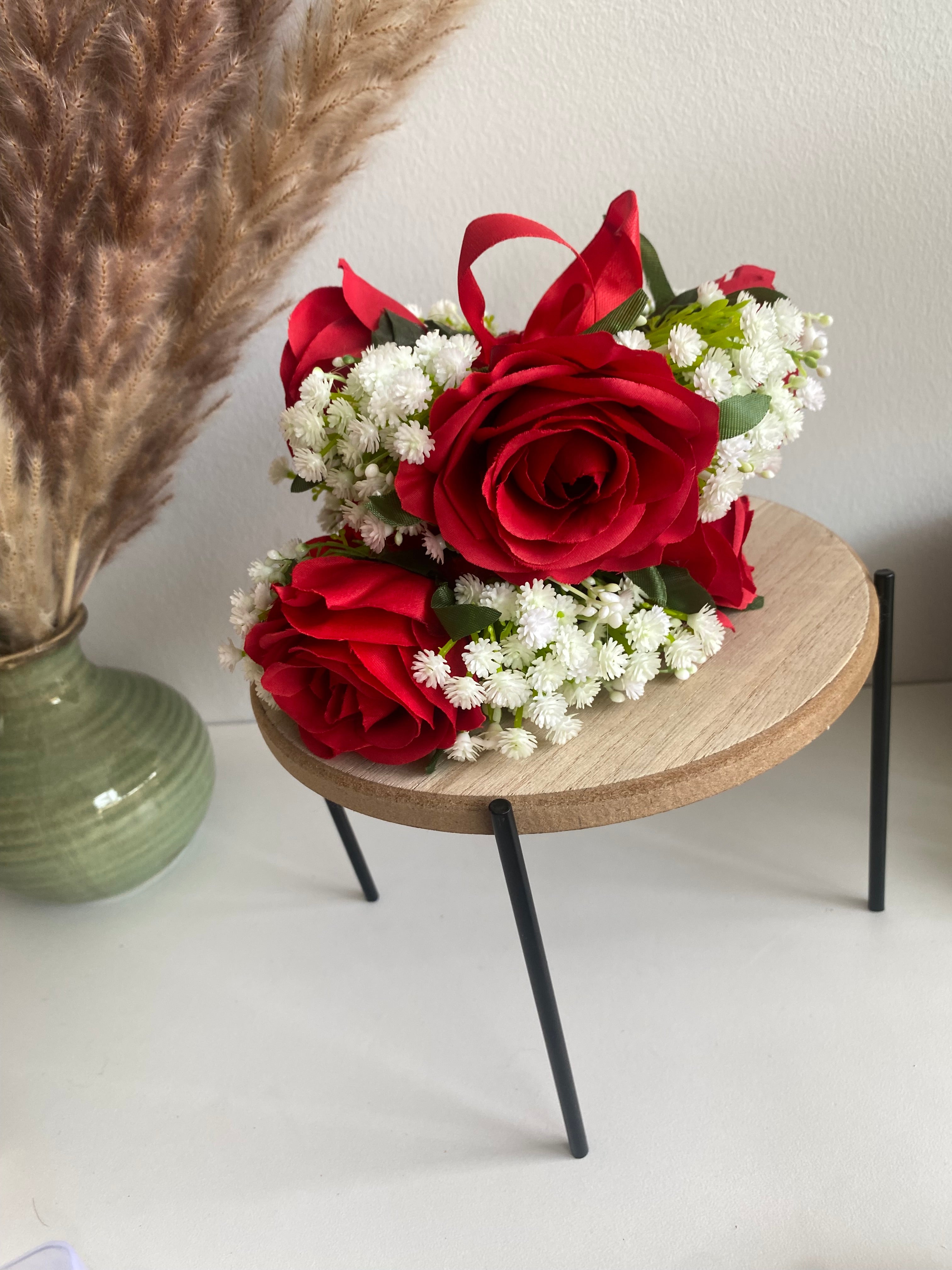 Silk Rose Hand Gajra