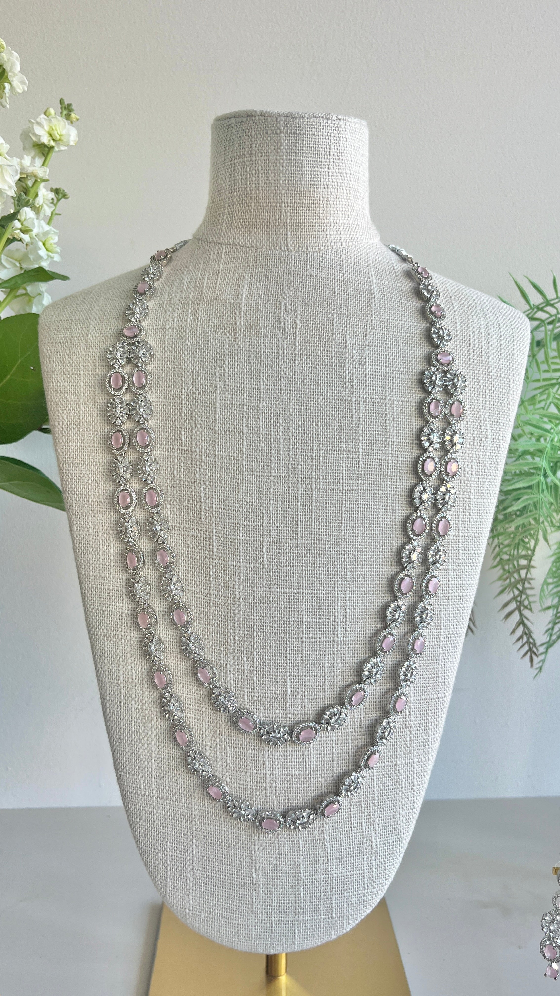 Shibra long necklace set