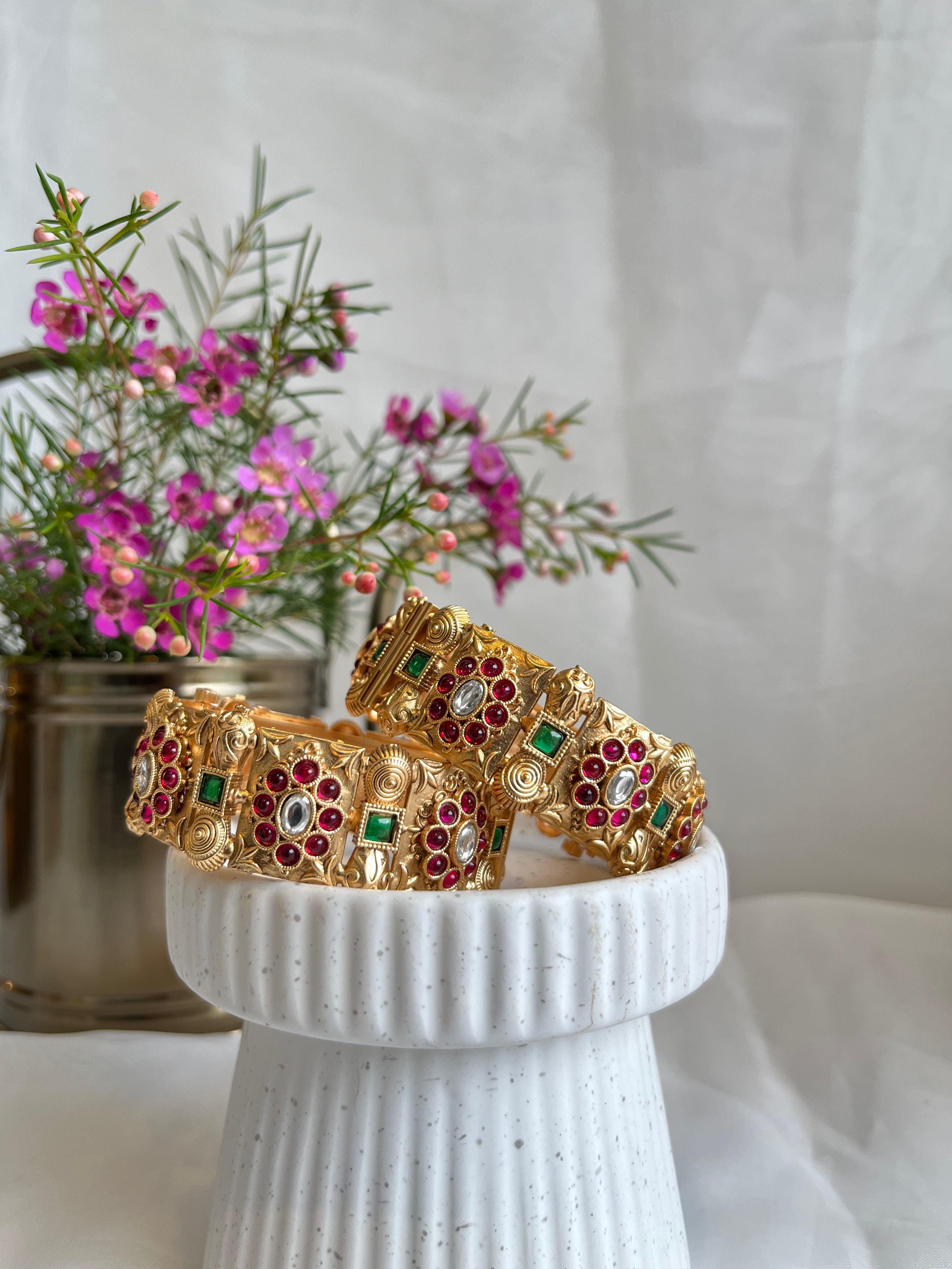 Kundan Maharani Bangles
