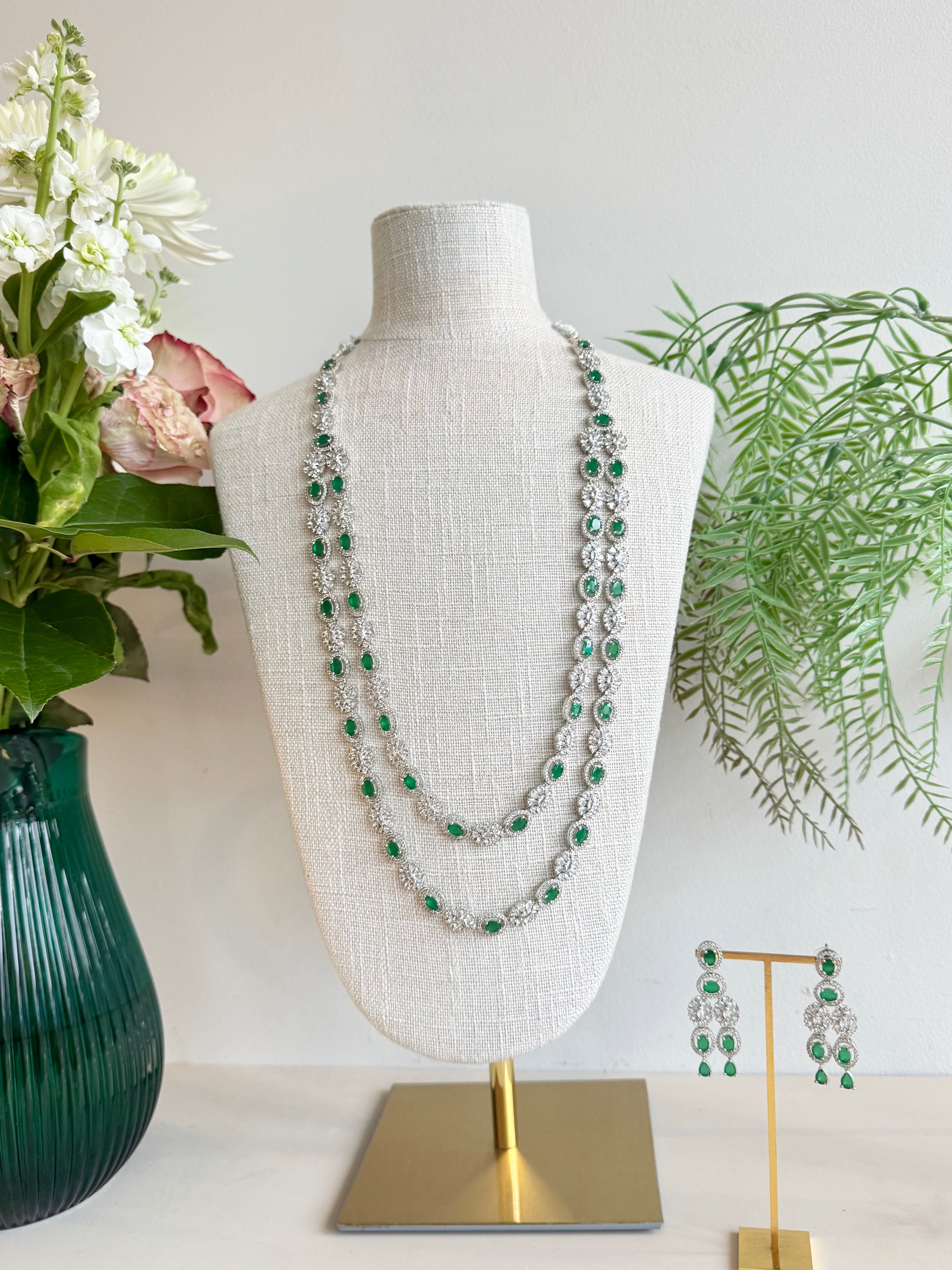 Afreen long necklace set