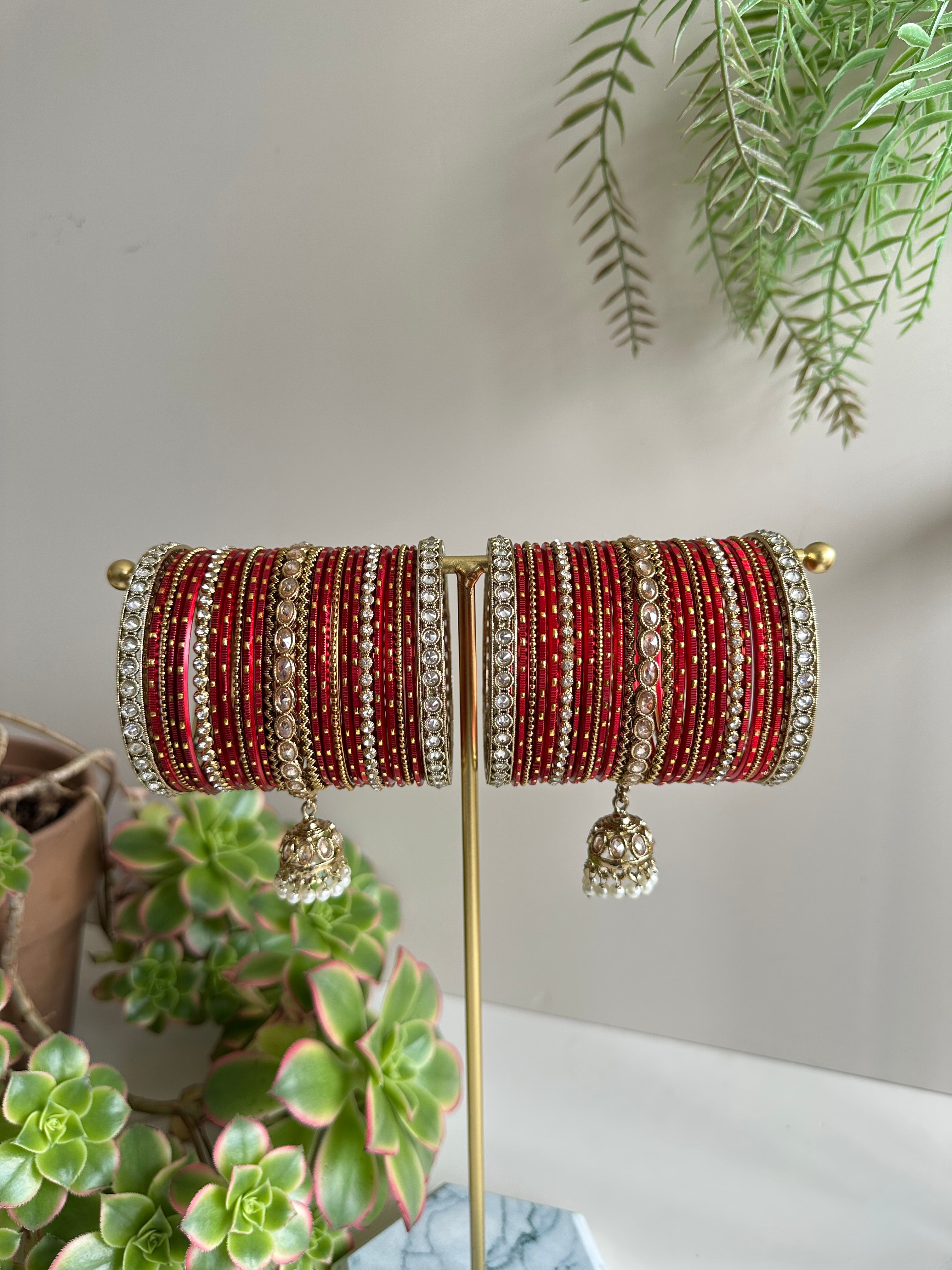 Festive Essentials- Jhumur Bangle Set