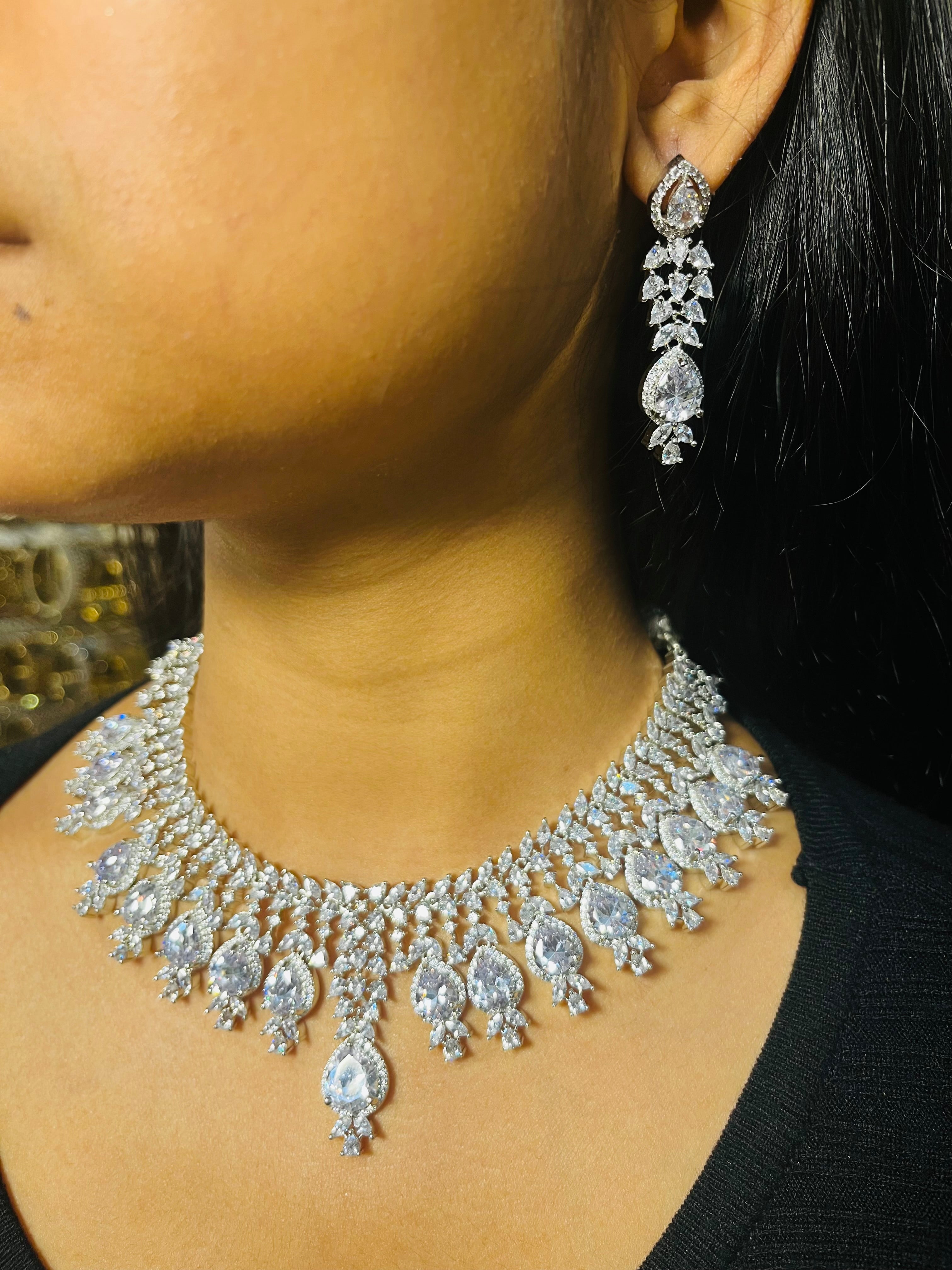 Festive Essentials - The Priyal Set CZ AD 
