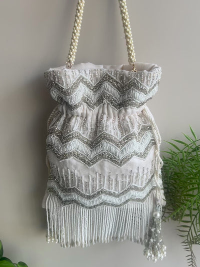 Chevron Potli Bag