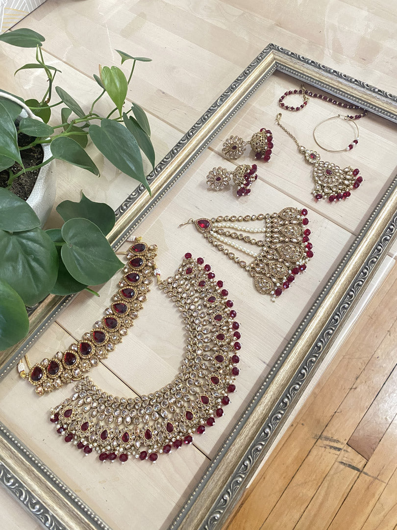 Lilly - Bridal with Jhummar Set