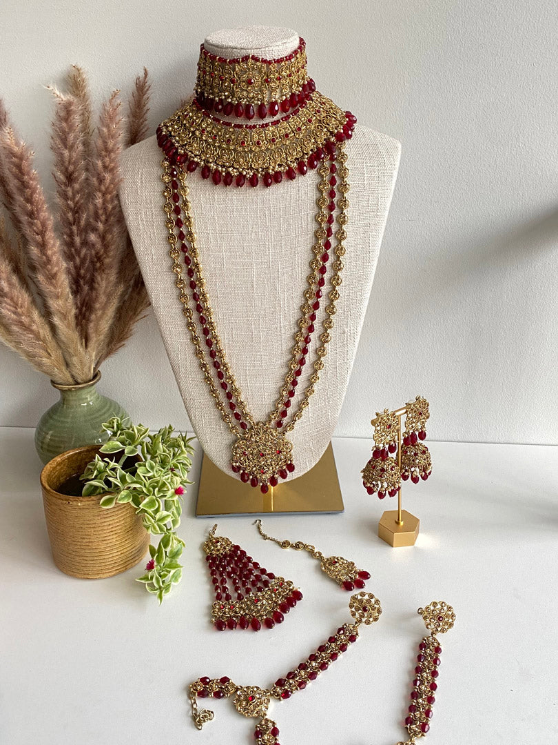 Alia Full Bridal Necklace Set