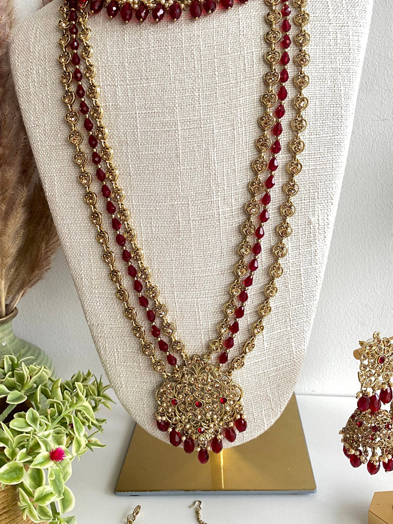 Alia Full Bridal Necklace Set
