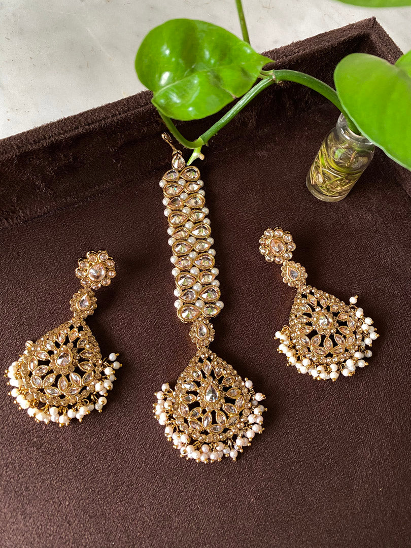 Tara Tikka set - Golden