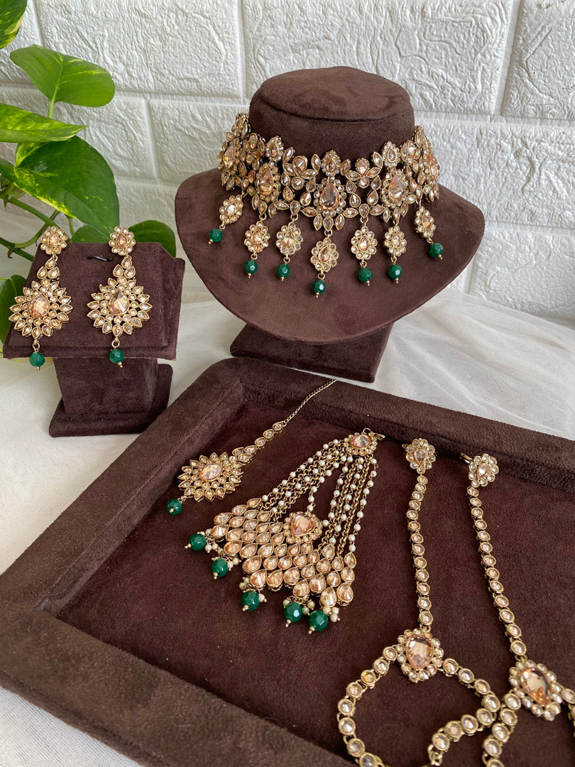Anika Choker Set - Gold