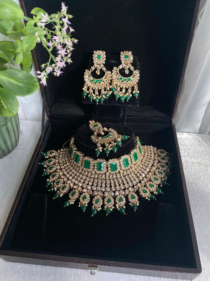 Puja Choker - Gold Champagne