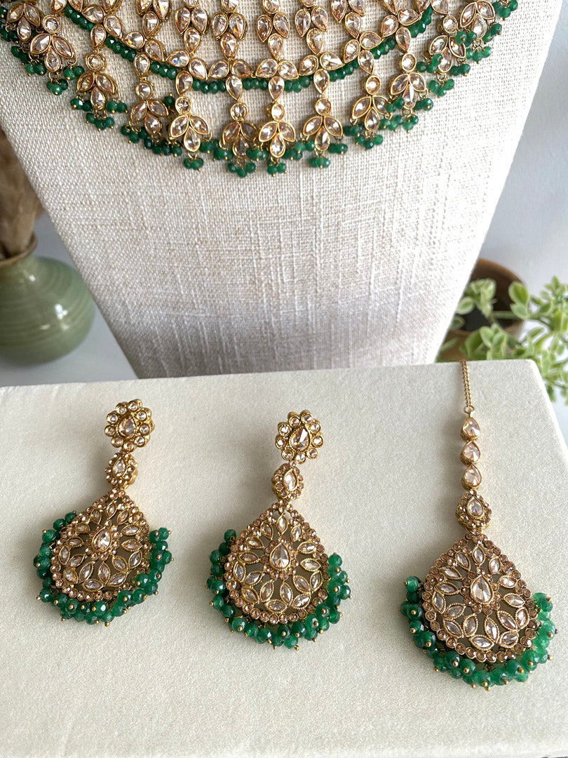 Hira Necklace - Green