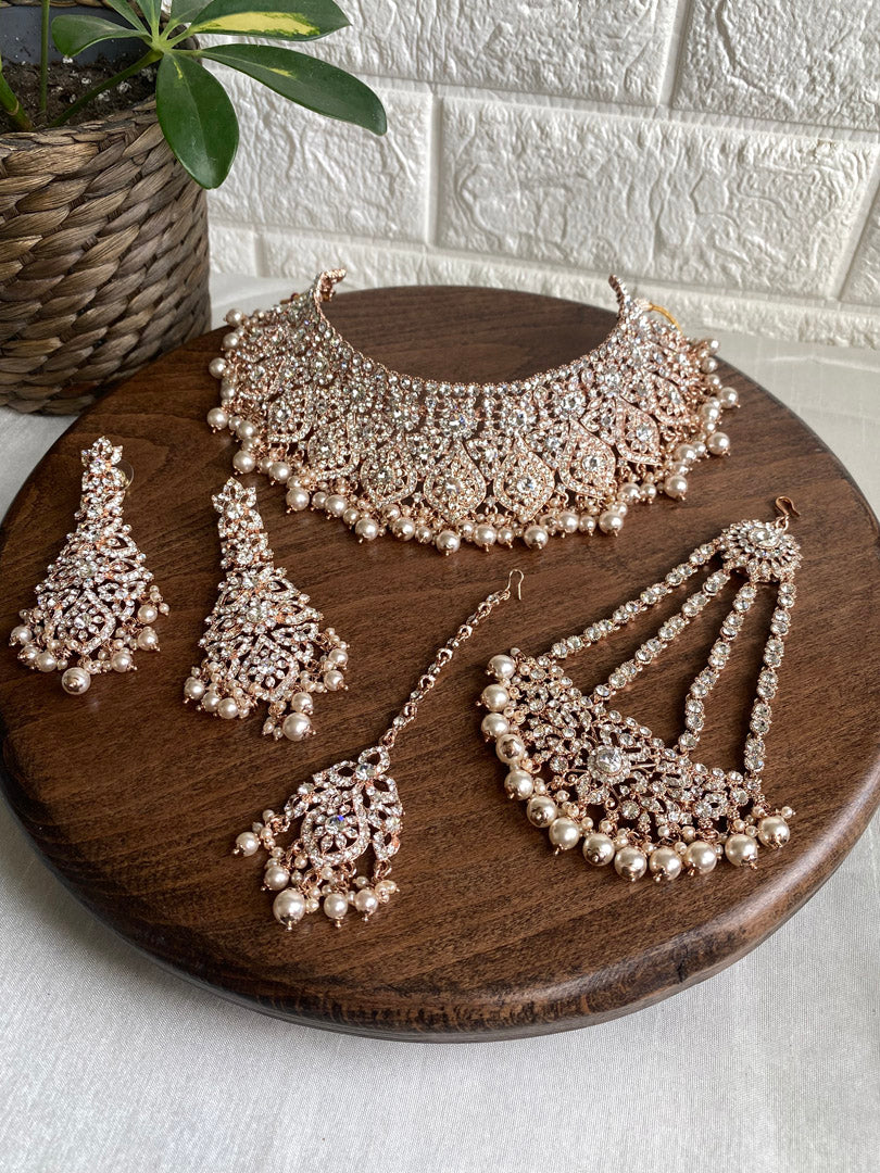 Rumina Choker - Rose Gold