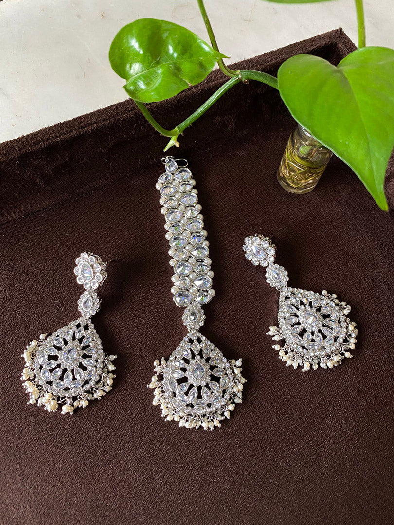 Tara Tikka Set - Silver