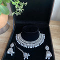 Deena Necklace Set - Silver
